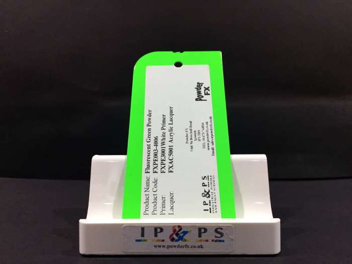 Fluorescent Powder Swatch Panel - Image 2